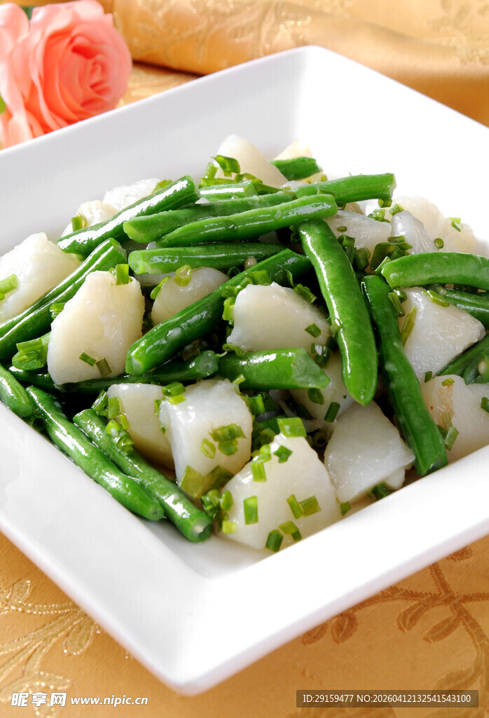 青豆炒山药