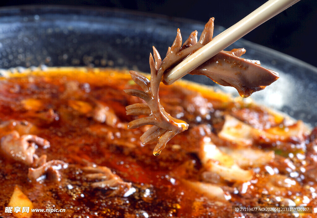 麻辣鲜香的美味火锅食材