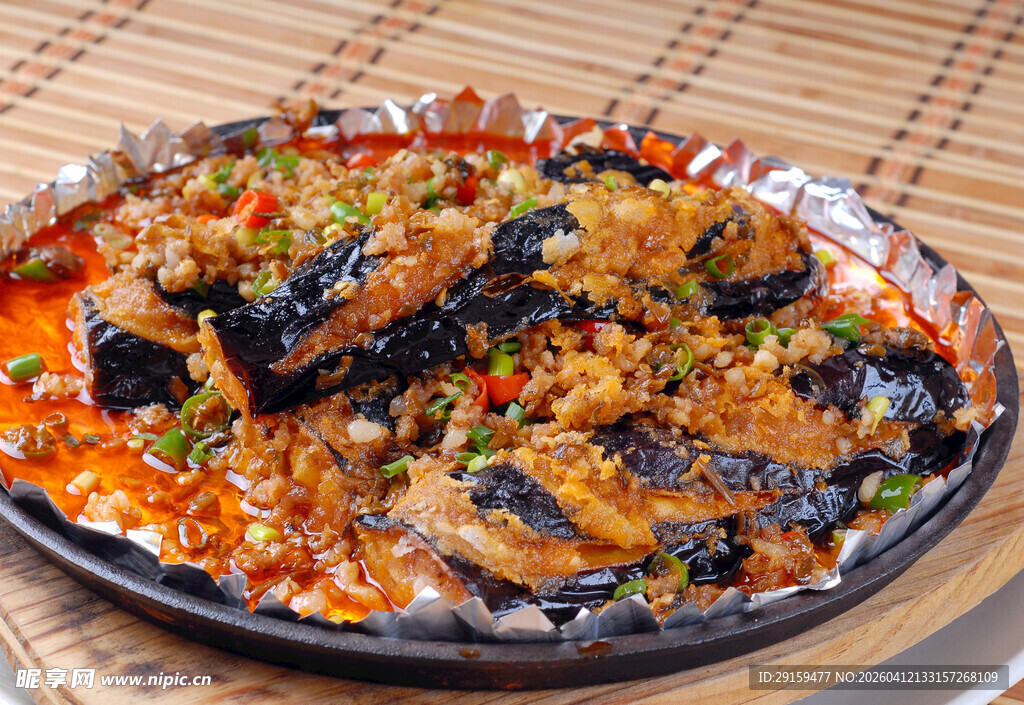 香辣蒜蓉烤茄子