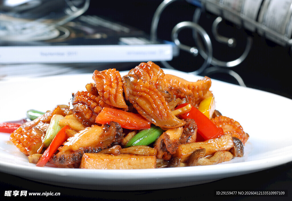 香辣美味炒鱿鱼