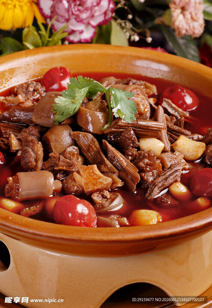 美味红烧牛杂砂锅