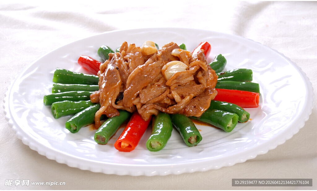青椒炒肉丝