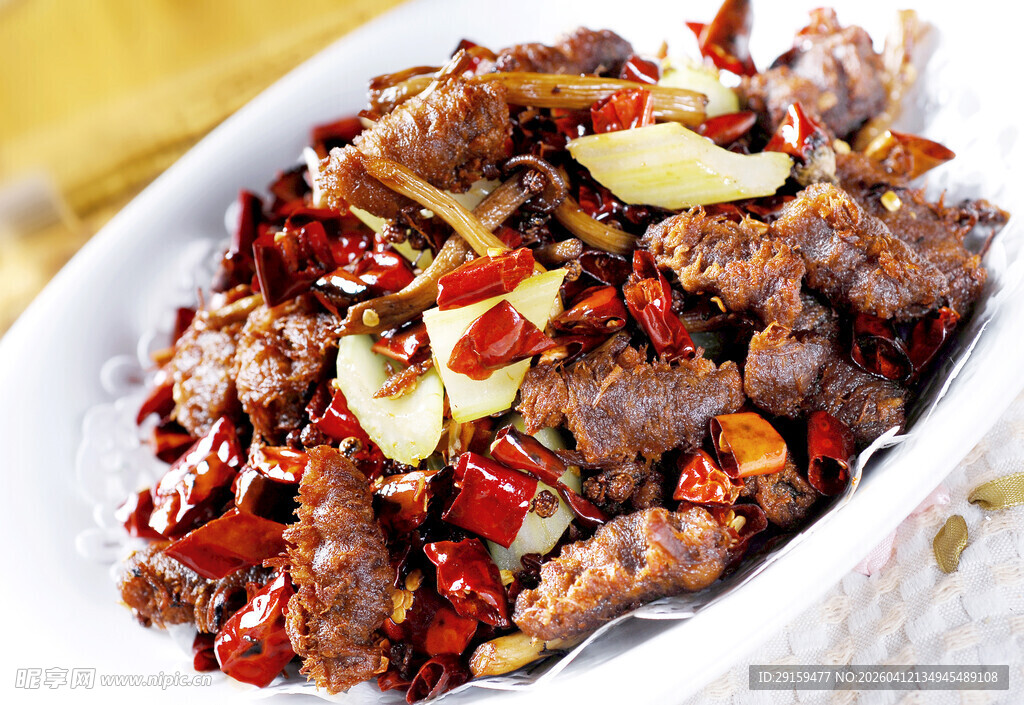 香辣可口的爆炒牛肉