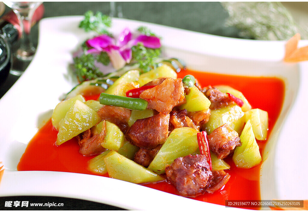 香辣莴笋炒鸡块