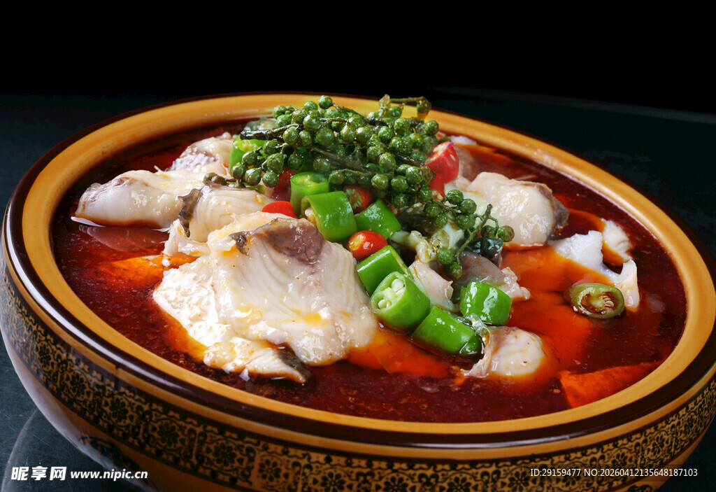 香辣美味水煮鱼片