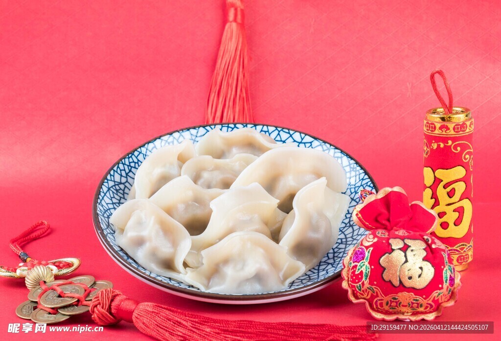 喜庆饺子迎新春