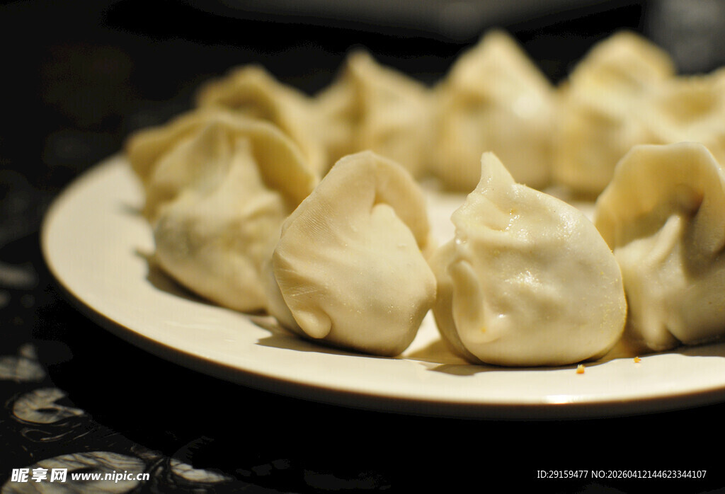 一盘美味饺子