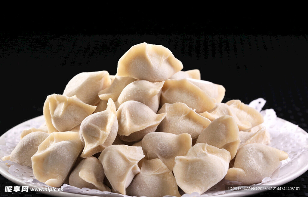 一盘美味饺子