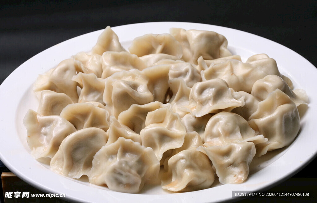 一盘美味饺子