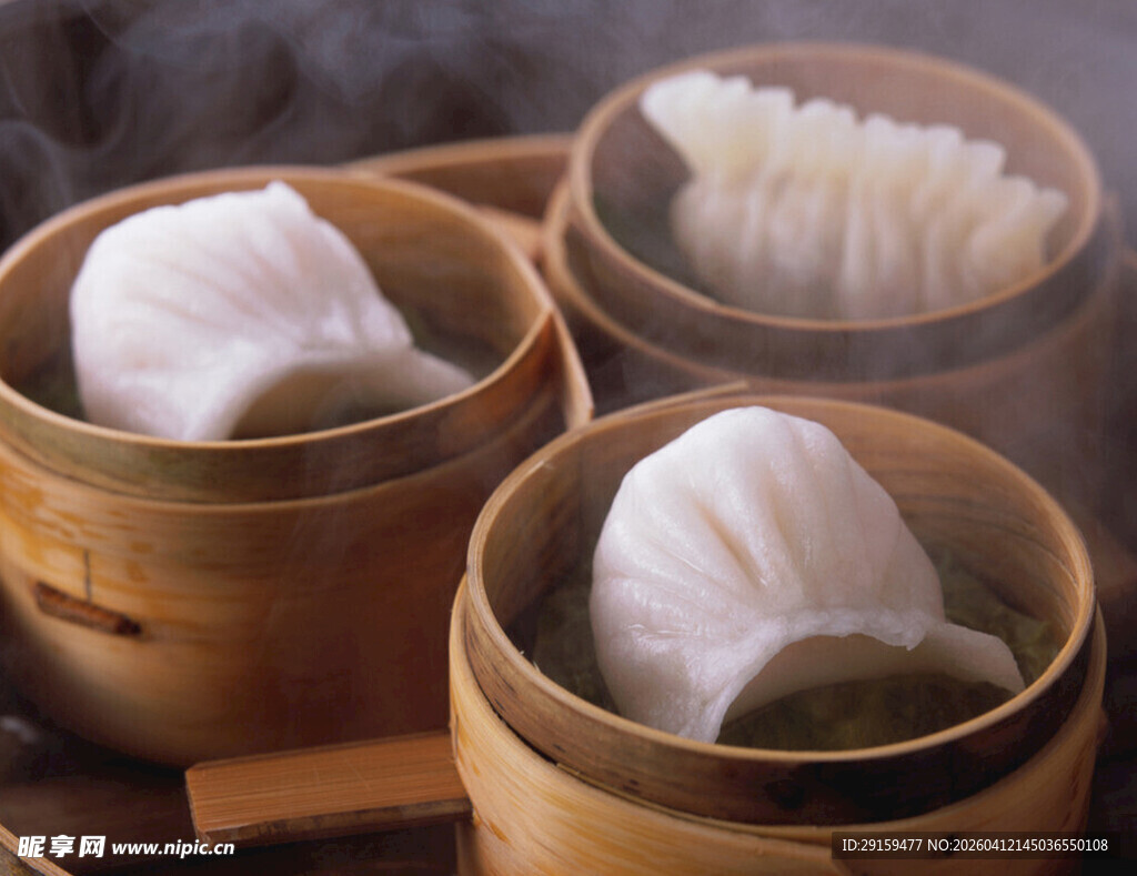 美味中式蒸饺