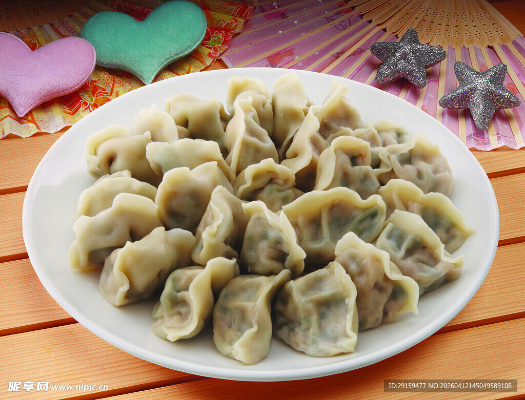 一盘美味饺子