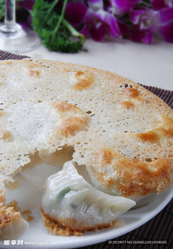 美味煎饺特写