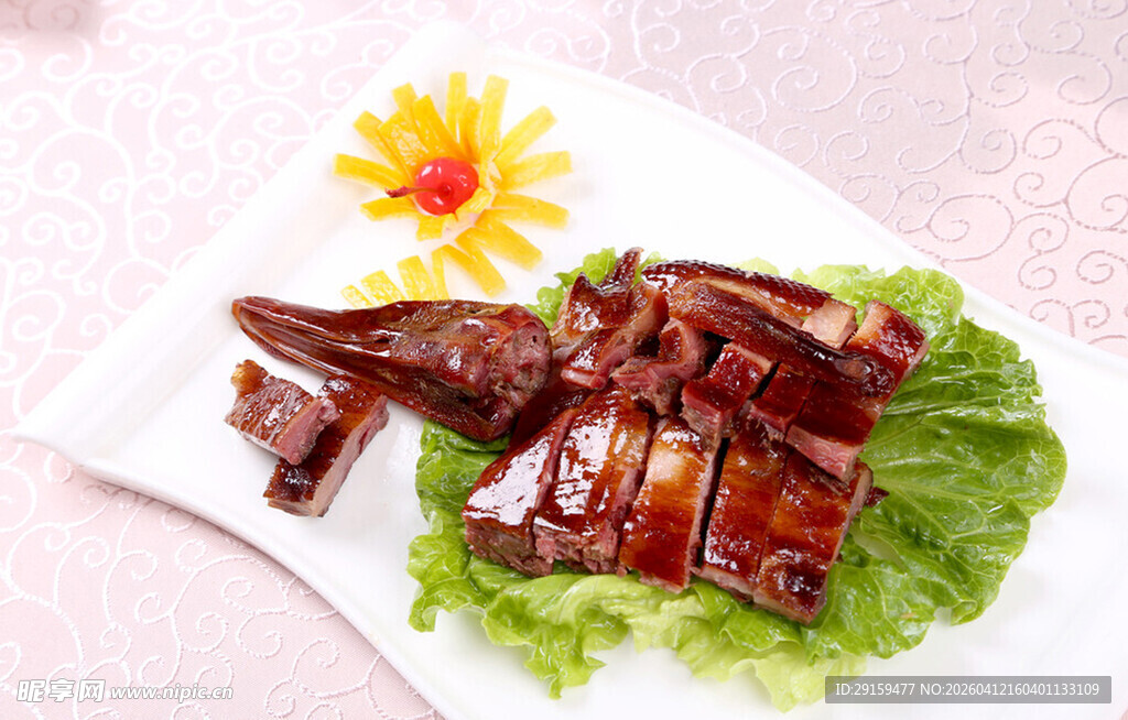 美味酱卤鸭货摆拍