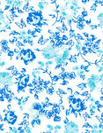 蓝白花卉精致图案纹理