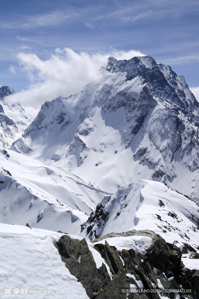 壮丽雪山美景