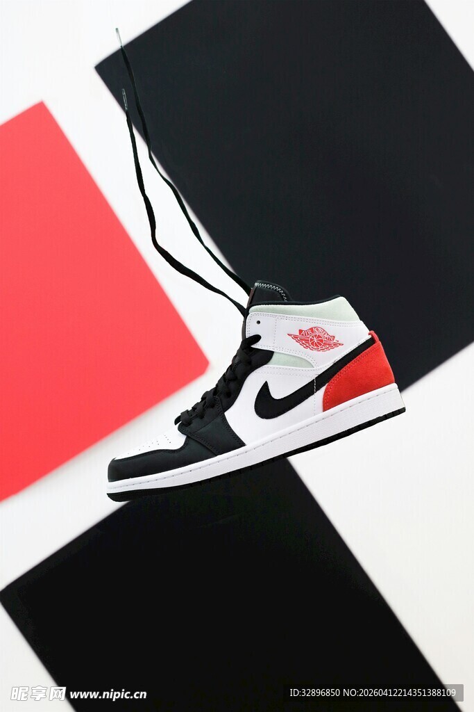 时尚耐克运动鞋展示