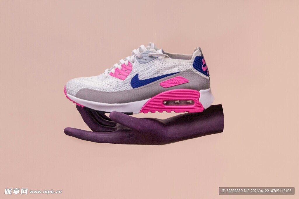 时尚耐克运动鞋展示