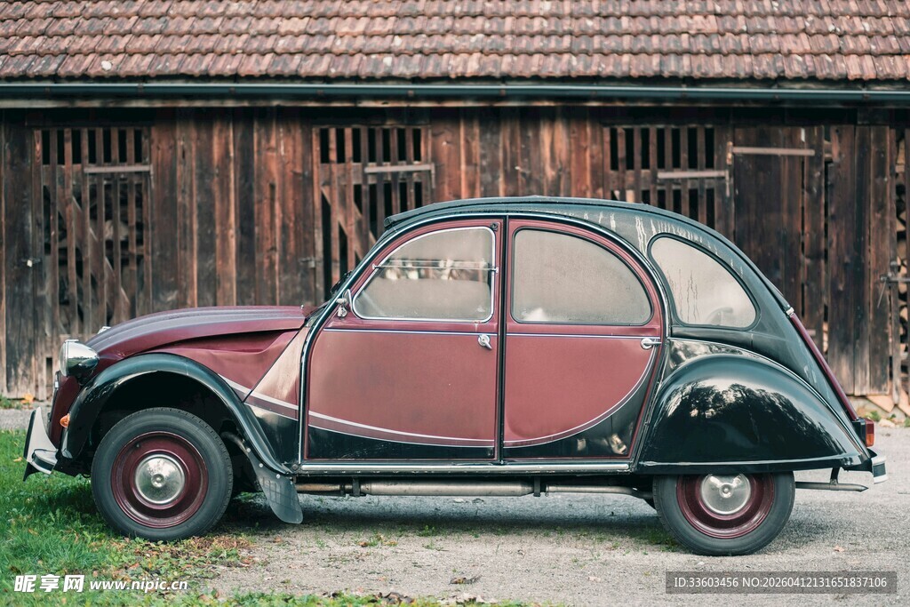 复古甲壳虫汽车外观展示