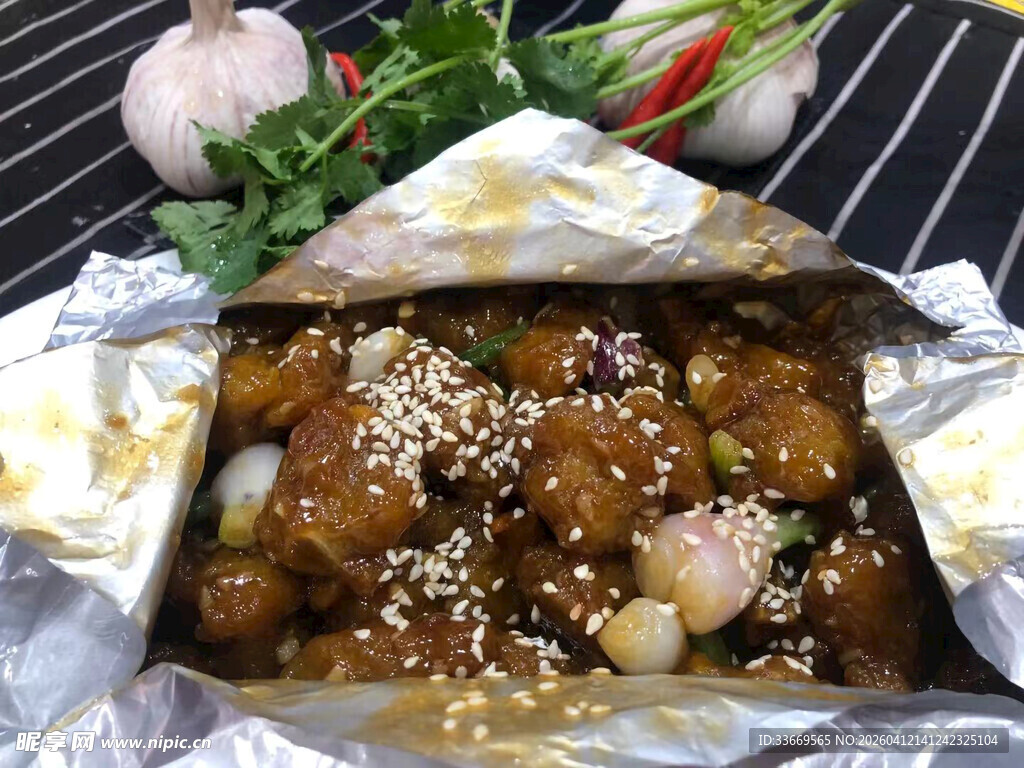 纸包排骨