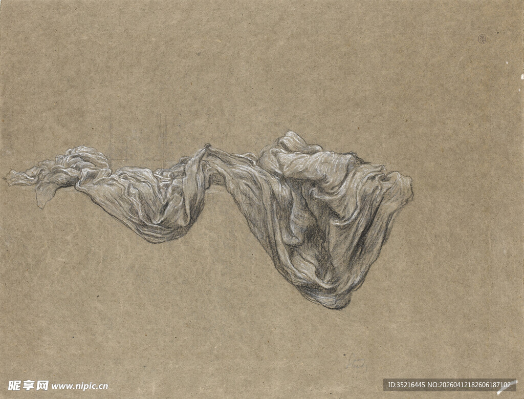 抽象线条勾勒的形态