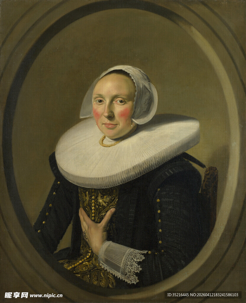 古典女士肖像画