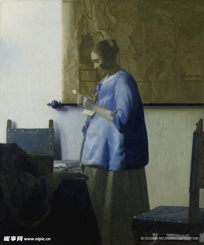 画室中的作画者