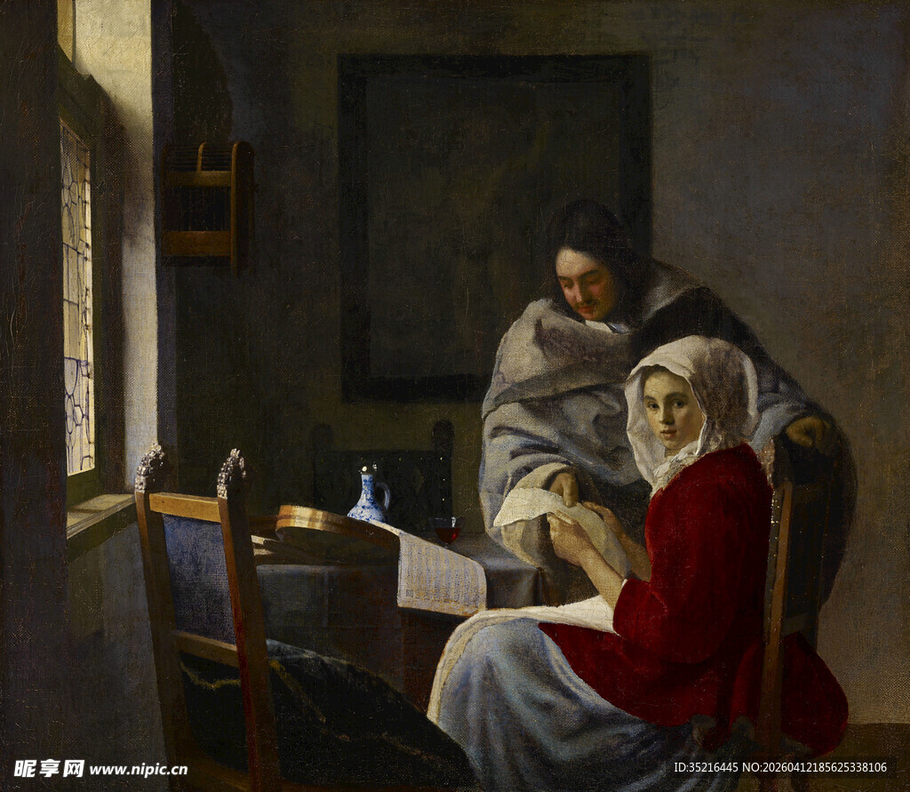 室内双人互动场景