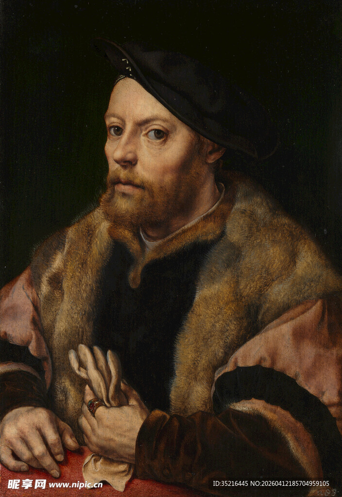 文艺复兴男子肖像画