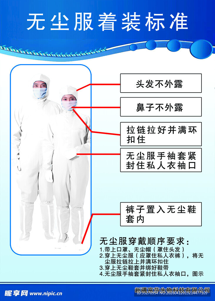 无尘着装标准