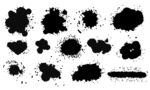 墨渍纹理素材