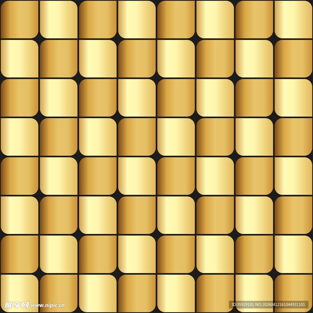 金色方格背景