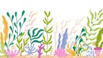 海底水草素材