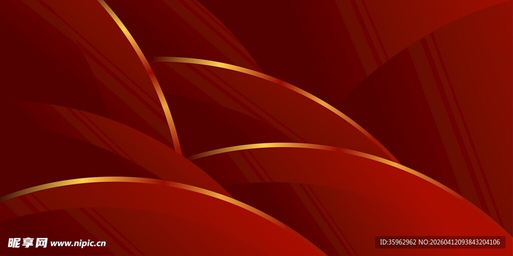 红金线条背景
