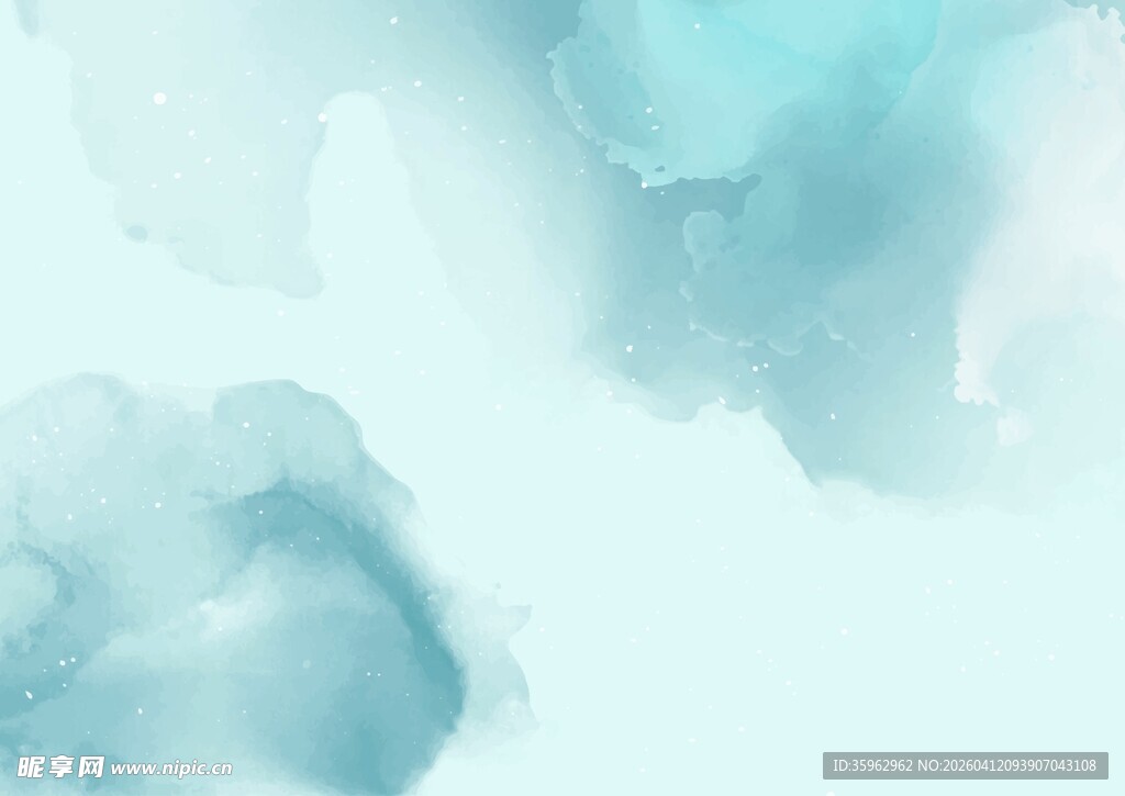 青水彩背景