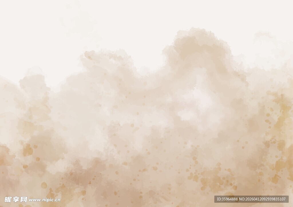 浅棕水彩背景