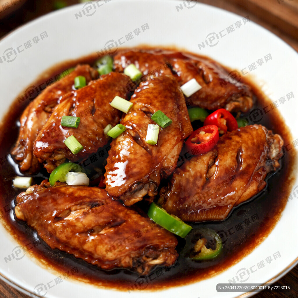 可乐烧鸡翅全图