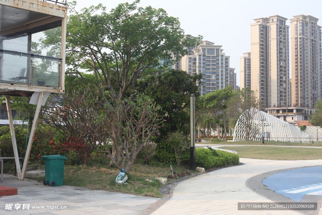 湛江城市中的休闲户外景观