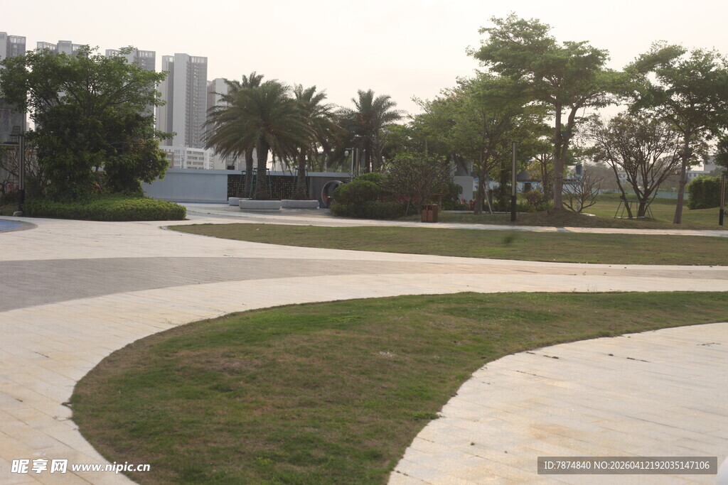 湛江城市公园景观小道