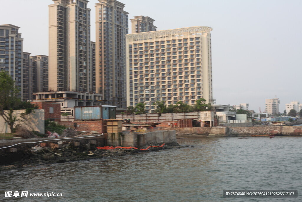 湛江城市河畔风景