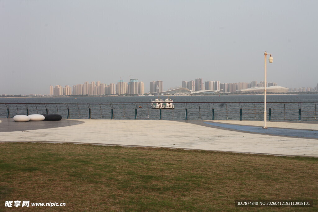 湛江海滨城市景观远眺