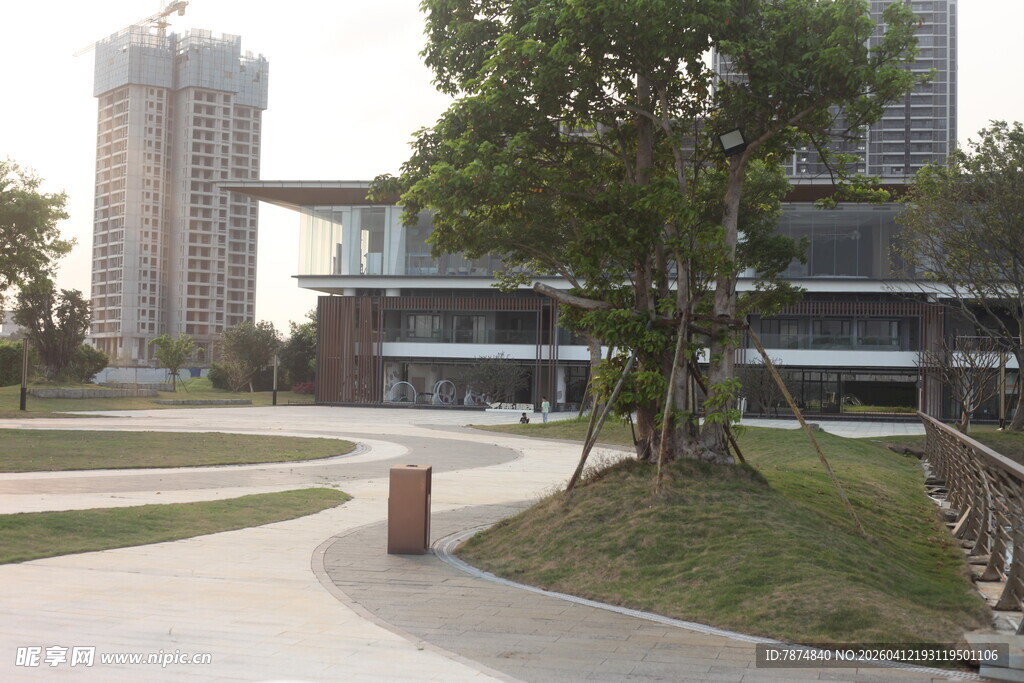 湛江城市中的休闲绿化景观