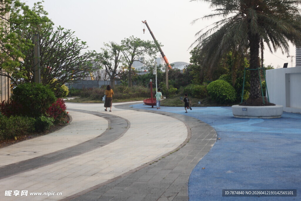 湛江户外优美休闲道路景观