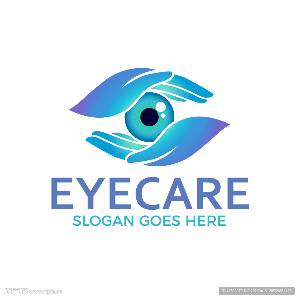 眼部护理标志设计