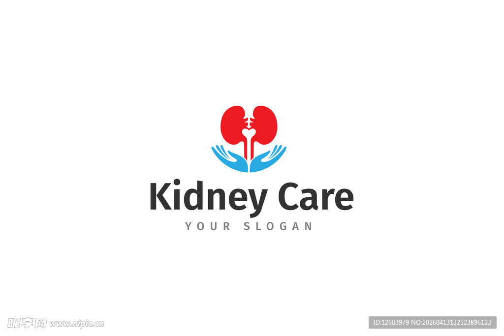 肾脏护理标志设计