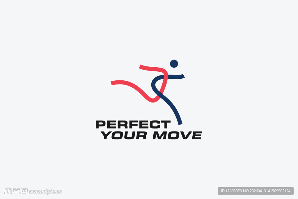 动感运动标志设计