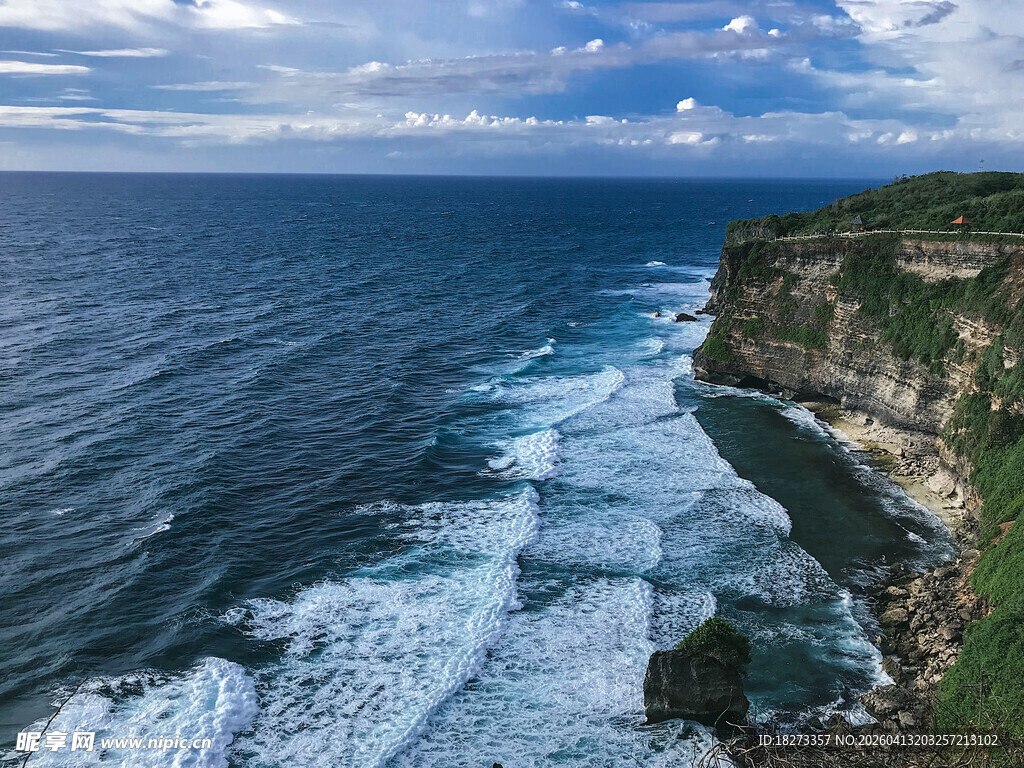 壮丽海岸海景风光