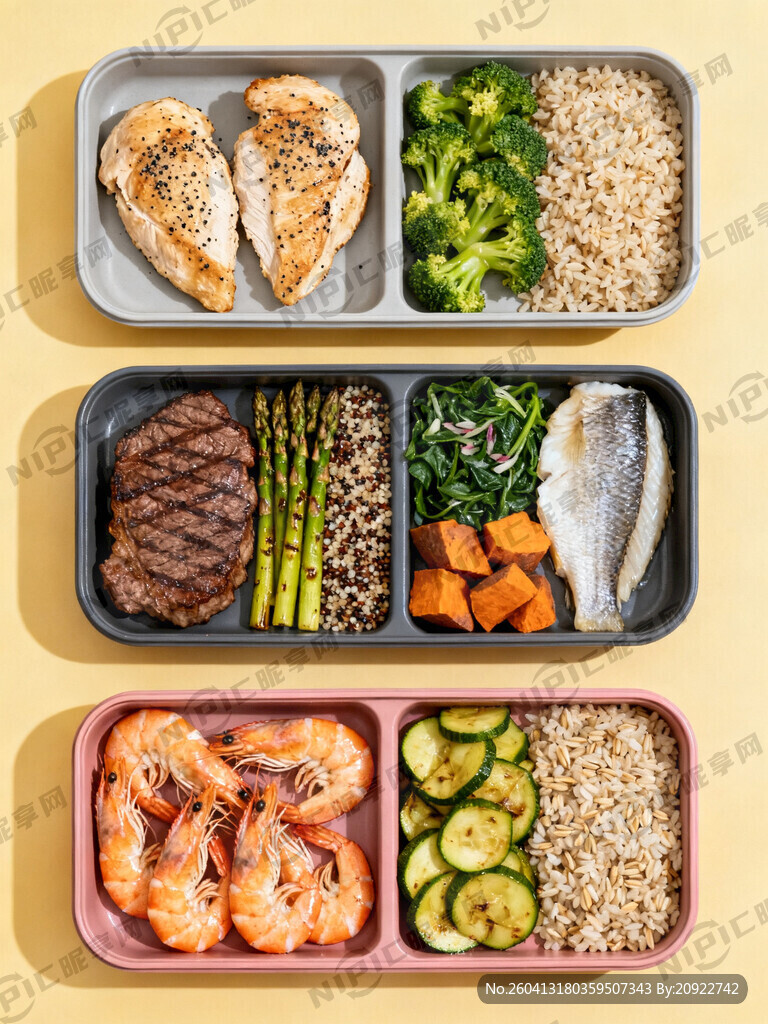 女性 男性减脂期三格或四格餐盘