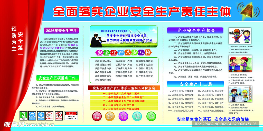 校园安全教育宣传栏展示