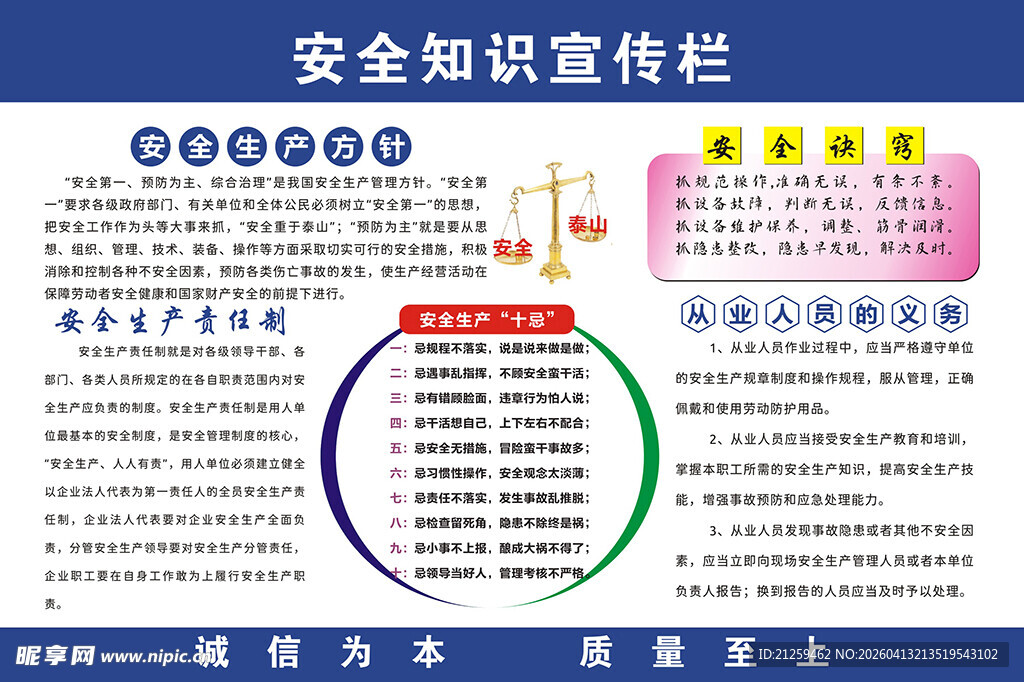 S6安全知识宣传栏