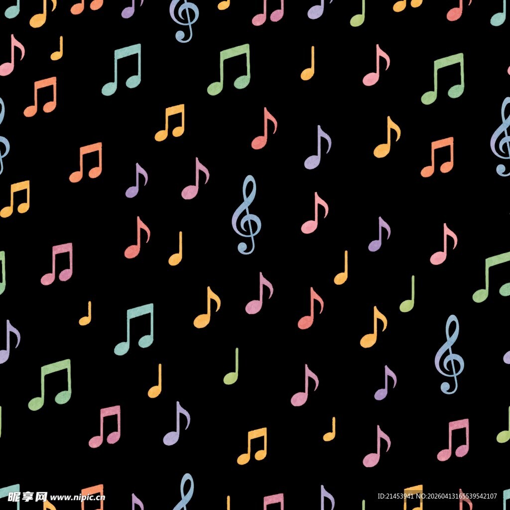 音符背景素材